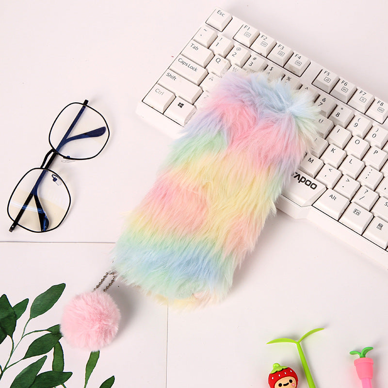 Wholesale Spandex Plush Pencil Case